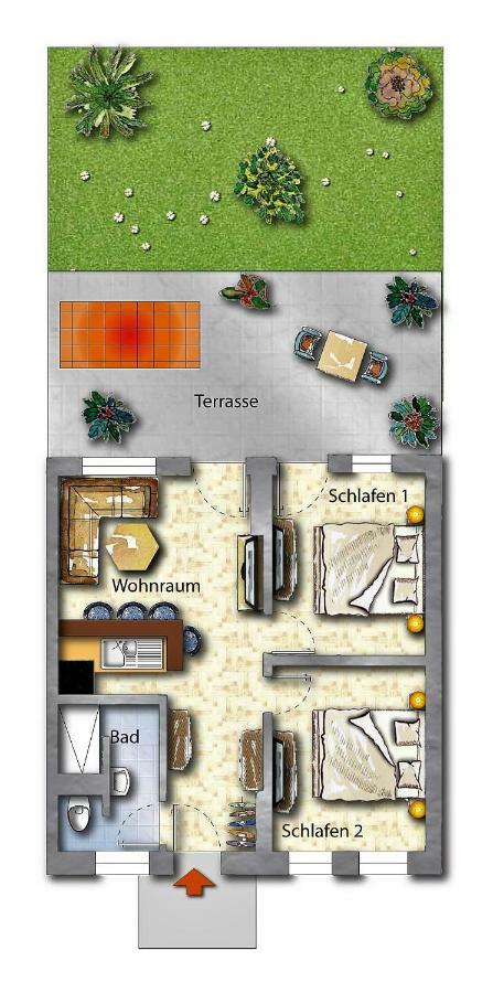 Ferienwohnung Am Muehlstein Lübben エクステリア 写真